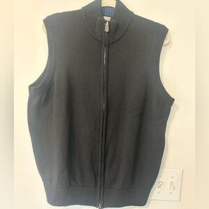 Thomas Dean Merino Wool Men’s Vest Sweater L
